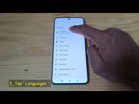how to add language keyboard on Xiaomi Redmi Note 13