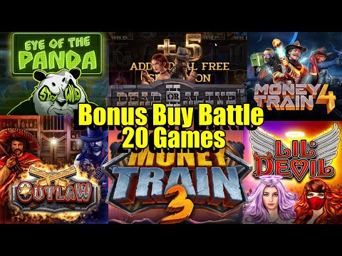 Thumbnail for video: Bonus Hunt Battle Round2, 20 Bonuses in Total, Max Megaways2 Enhanced, Outlaw, Money Train4 & More