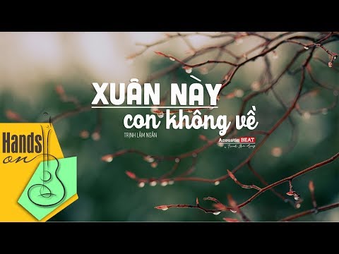 Xuân này con không về - Trịnh Lâm Ngân - Karaoke tone nữ | beat guitar by Trịnh Gia Hưng