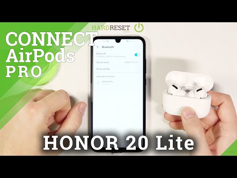 How to Connect AirPods Pro to Honor 20 Lite - Pair Wireless Headphones