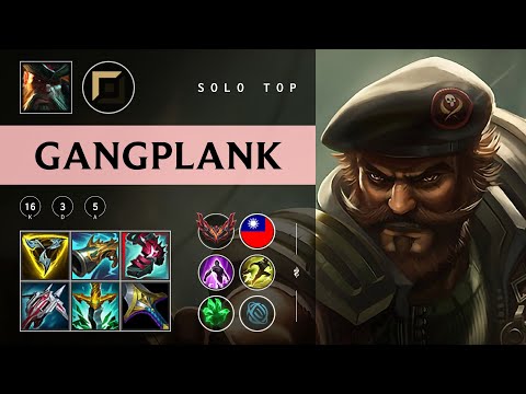 Gangplank Top vs Malphite - TW Grandmaster Patch 25.24