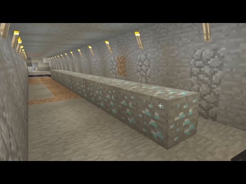 Let's Play Minecraft Episode 85 - Mining Diamond