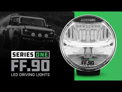 PROJECT X - FF.90 Free Form 9-inch LED Auxiliary Light, Spot Beam