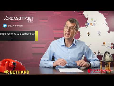 Speltips: Manchester City - Bournemouth & Southampton - Manchester United 1/12