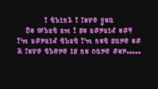 I think i love you lyrics