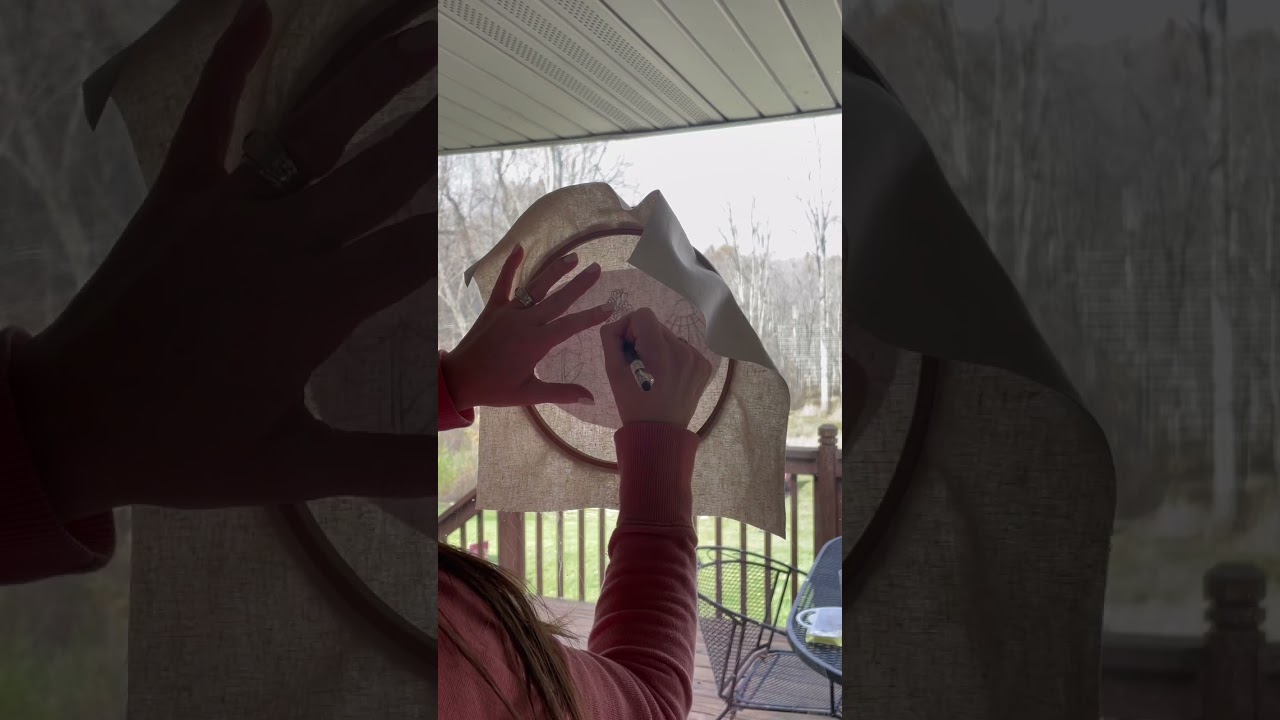 Transferring an Embroidery Pattern onto Fabric