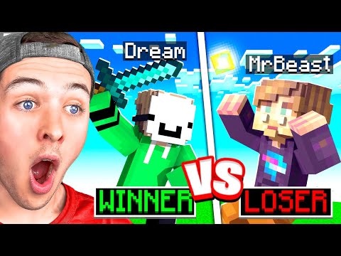 DREAM vs MrBeast Minecraft BATTLE! (Full Fight)