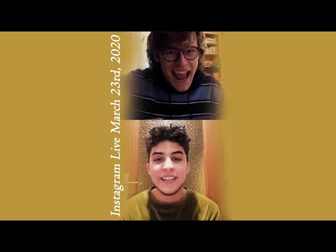 Lukas Alexander & Carl Bagnar Instagram Live (March 23rd, 2020)