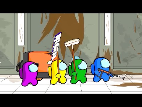 AMONG US vs SCP 173 Sculpture | Toonz Animation