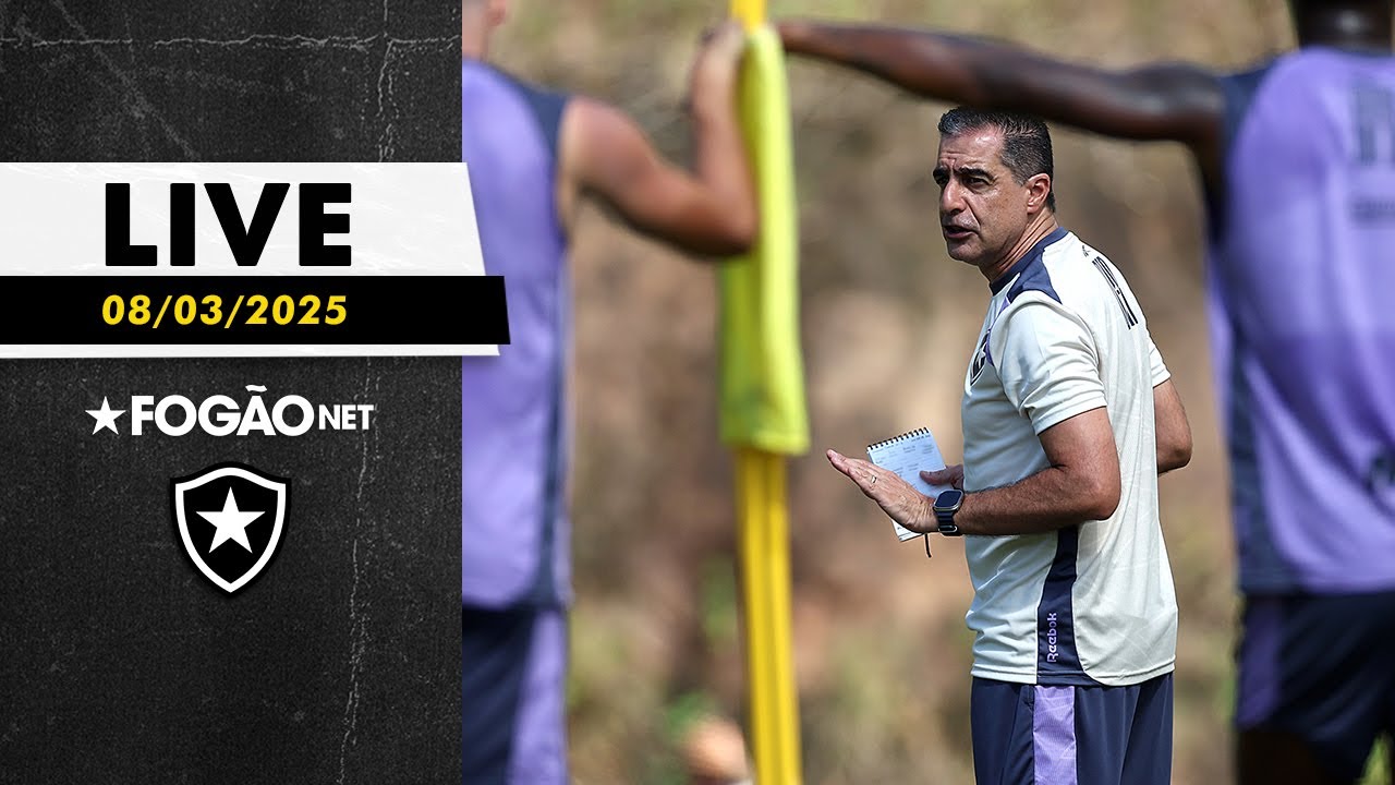LIVE | Renato Paiva analisa elenco em primeiros dias no Botafogo: soluções, carências e testes