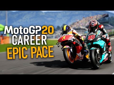 EPIC RACE PACE! | MotoGP 2020 Game - Career Mode Part 58 (MotoGP 20)
