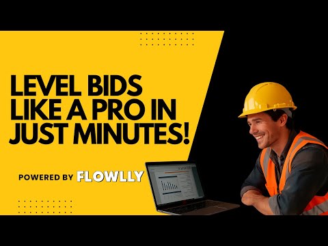 Bid Levelling in Minutes using AI | Simple Guide for Construction Teams | Flowlly