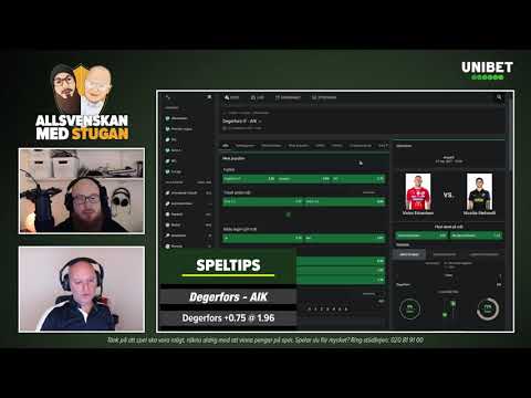 Speltips Degerfors - AIK | Måndag 27/9