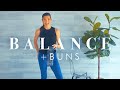Balance Glute Workout At Home All Standing Hip Band Exercises