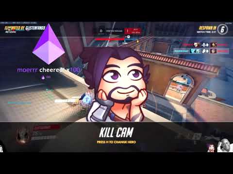IRONAIDS AND SHADDER2K - GRAND MASTER HANZO GAMEPLAY OVERWATCH SEASON 25