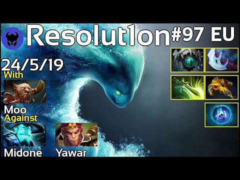 Resolut1on [Forward Gaming] plays Morphling!!! Dota 2 7.19