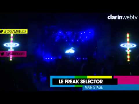 Electroarte - Le Freak Selector - Reactable - Main Stage Creamfields 2012