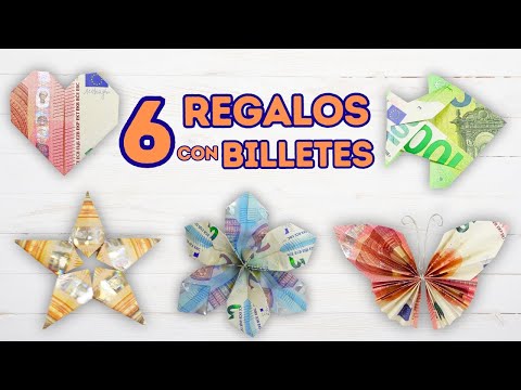 Cómo doblar billetes en formas originales para regalar