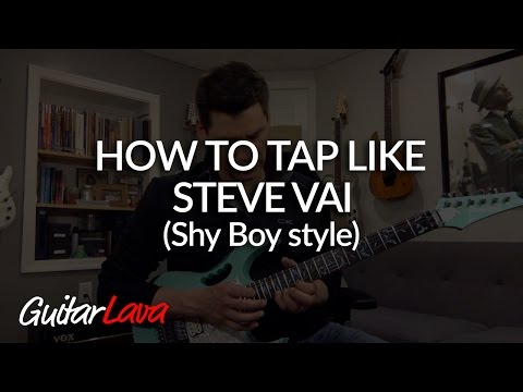 How To Tap Like Steve Vai - Shy Boy Style (with TAB)