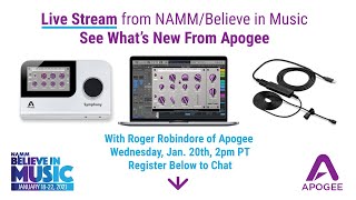 Video thumbnail for Apogee at NAMM 2021 | Introducing Symphony ECS Channel Strip and new ClipMic digital by Apogee Electronics