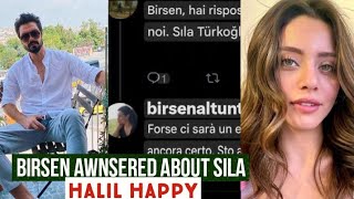 Birsen Altuntas Awnsered about Sila Turkoglu !Halil Ibrahim Ceyhan Happy
