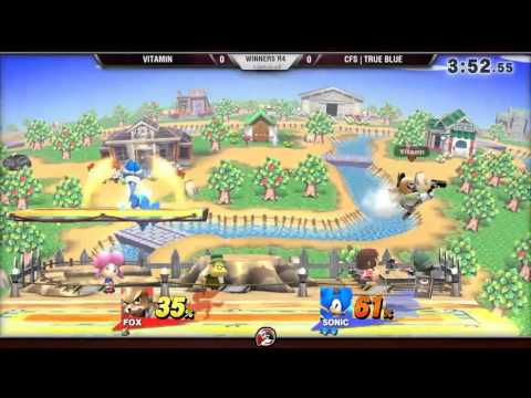 Smash 4 Versus Weekly 11/19/15 - Winners R4 - Vitamin (Fox) vs True Blue (Sonic)