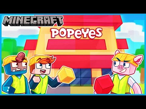 They should NOT have hired us to build the Popeye's Chicken... Minecraft ep 20