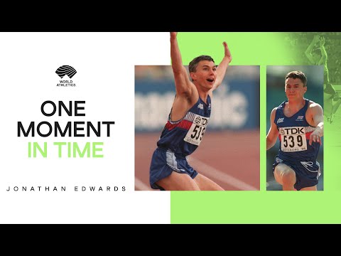 Jonathan Edwards reflects on his triple jump world record from Göteborg 1995 | One Moment in Time