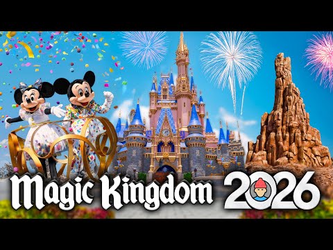 Disney’s Magic Kingdom RIDES and ATTRACTIONS 2026 | Walt Disney World