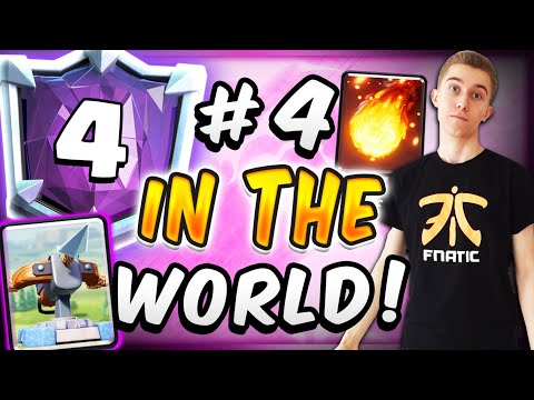 #4 IN THE WORLD With 2.9 XBOW DECK! — Clash Royale