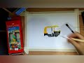 HOW TO PAINT A AUTORICKSHAW WATERCOLOR