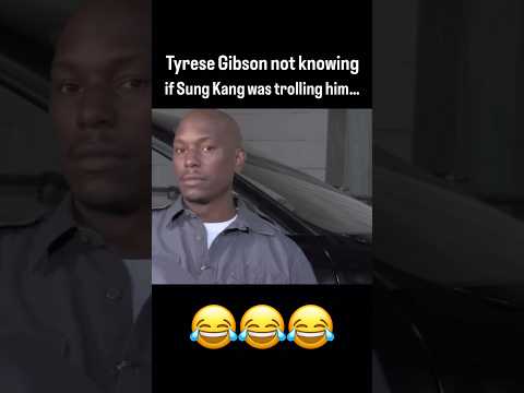 The confused look he gave him at the end 🫤 #tyresegibson #sungkang #fastandfurious #movies #film