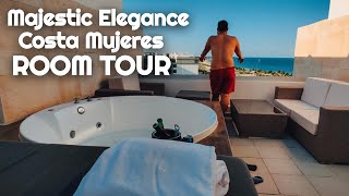 Majestic Elegance Costa Mujeres, Mexico | Sky View Suite with Rooftop Jacuzzi | FULL ROOM TOUR 2022