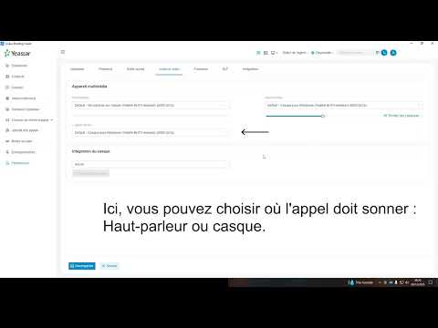 Paramétrage du son