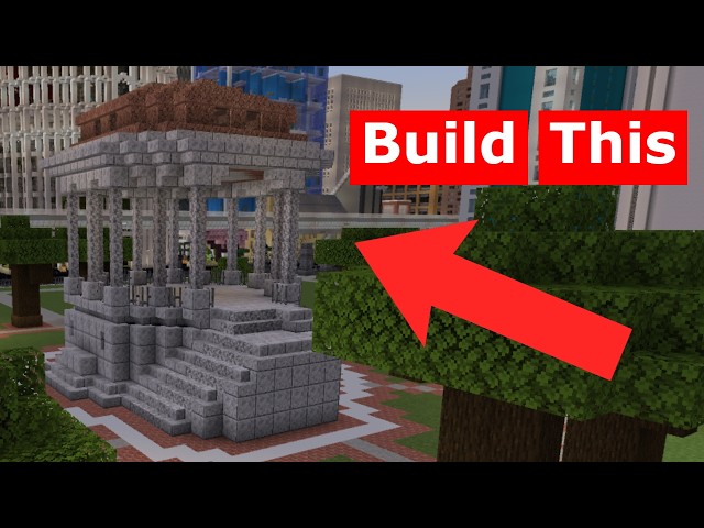 Bandstand for your Park - Boston Builds, Parkman Bandstand Minecraft Map