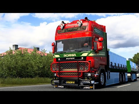 ETS2 1.46 SCANIA R560 V8 TUNING MOD