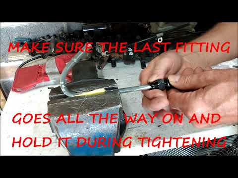 HOW TO CONVERT A 5/16 FUEL HARD LINE TO A -6AN MALE FITTING