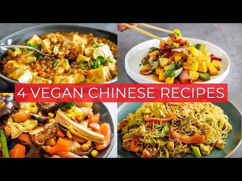 4 EASY Chinese Style vegan recipes to MAKE TODAY!