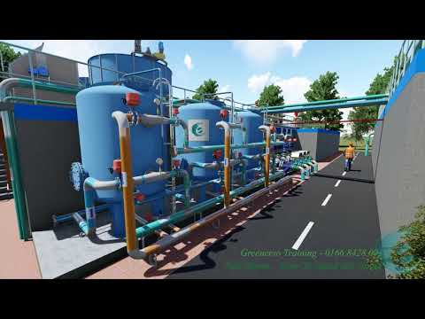 HỆ THỐNG XỬ LÝ NƯỚC THẢI GIẤY - WASTEWATER TREATMENT IN PAPER MILL - REVIT CHO NGÀNH MÔI TRƯỜNG