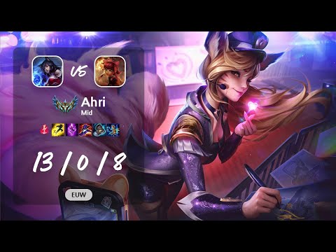 Ahri Mid vs Annie - EUW Challenger Patch 13.12