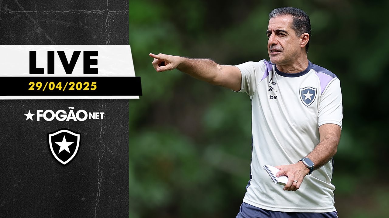 LIVE | Botafogo vê momento importante para volta por cima e para mudar status de Renato Paiva