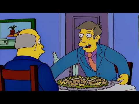 Steamed Hams but they are actually having steamed clams