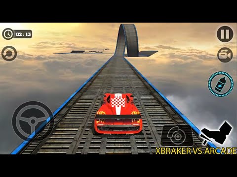 Impossible Car Tracks 3D: Red Car Driving Simulator Levels 1 to 9Completed - Android Gameplay