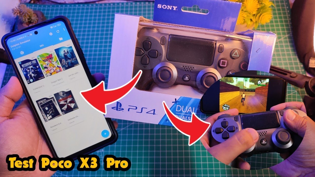 DUALSHOCK 4 PS4 UNBOXING & REVIEW | STIK PS4 GAME TEST ANDROID EMULATOR TEST ON POCO X3 PRO