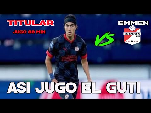 Así jugo Erik Gutiérrez "EL GUTI" ᴠs EMMEN - 24 enero 2023