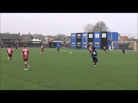 U13 Club Brugge - SV Zulte Waregem 5-1 (11 januari 2014)