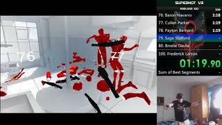 SuperHOT VR - Speedrun - Endless 100 - 1:52 [PB]