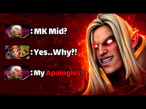 How to Destroy Monkey King Mid with Invoker! 7.38