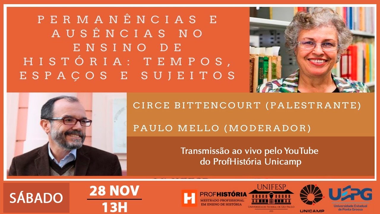 Circe Bittencourt | Permanências e ausências no ensino de História: tempos, espaços e sujeitos
