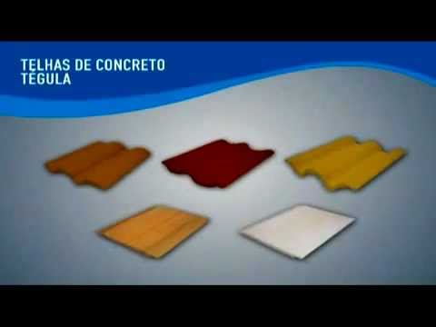 Telhas de concreto -  Tégula